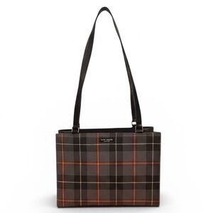Kate Spade Vintage (90s) Plaid Wool Shoulder Bag RARE - MADE IN USA with COA